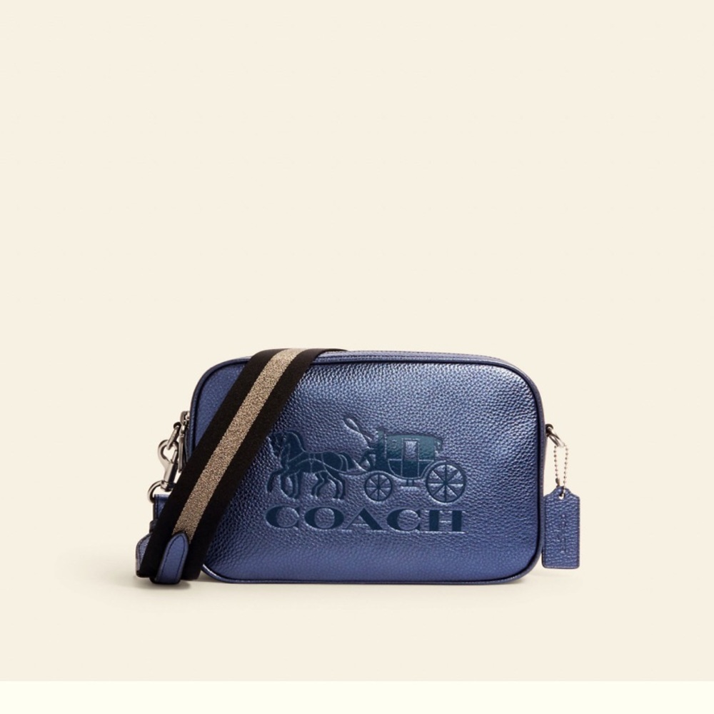 👜 Coach Navy Jes Crossbody w adjustable strap
